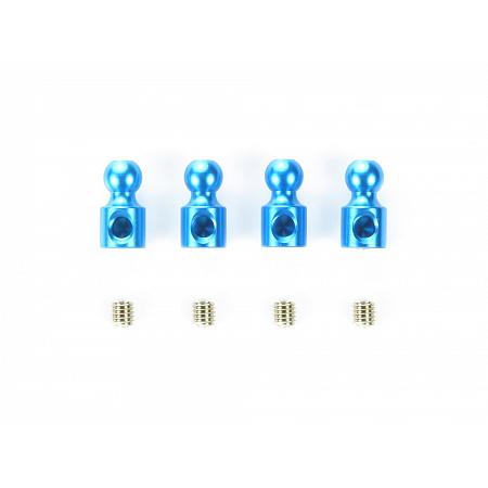 Aluminum Stabilizer End (Blue) [TAMIYA] 1