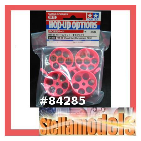 84285 RM-01 Wheel Set (Fluorescent Pink) 1