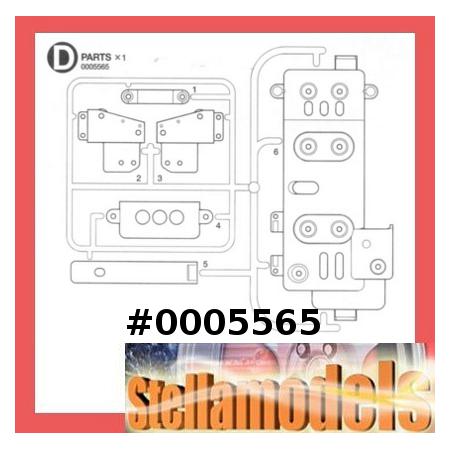 0005565 D-Parts (D1-D6) for 56318/56321 Scania R470 1