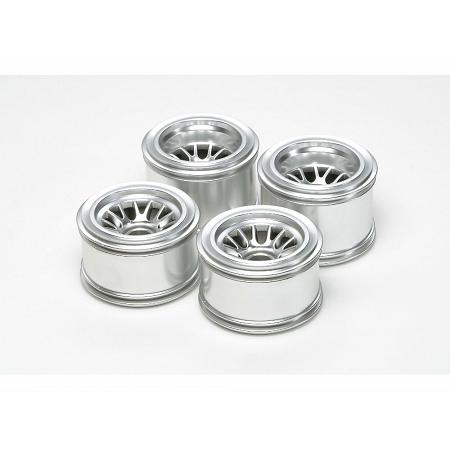 54201 F104 Metal Plated Mesh Wheel Set for Rubber Tires [TAMIYA] 1
