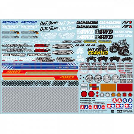 54630 Sponsor Sticker Set (for Off-Road Car) 1