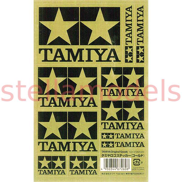 Tamiya 67260 67261 Tamiya Logo Stickers Set Silve & Gold 