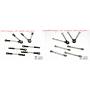 Leaf Spring Suspension for Rear Axles w/upgraded linkages (X-8002-B+) [LESU] 8