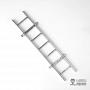 Stainless steel removable ladder for 1/14 R/C Tractor / Dump Truck body (G-6209) [LESU] 2