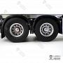 Aluminum Rear Wheels (4Pcs.) for 1/14 R/C Volvo Trucks (W-2052) [LESU] 6