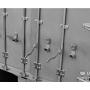Tailgate door lock hinge set for 1/14 Trucks (An-0005-B) [LESU] 6