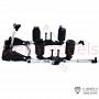 1/14 Tractor truck rear (RR) independent airbag suspension assembly [LESU X-8023-B] 5